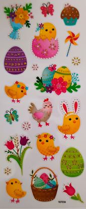 Εικόνα της EASTER LUXURY STICKERS ΣΕΤ 10 ΤΕΜΑΧΙΩΝ