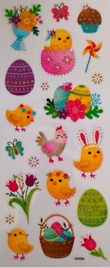Εικόνα από EASTER LUXURY STICKERS ΣΕΤ 10 ΤΕΜΑΧΙΩΝ