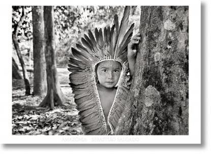 Εικόνα της SEBASTI?O SALGADO. AMAZΟNIA. POSTER 'YAWANAWA GIRL'