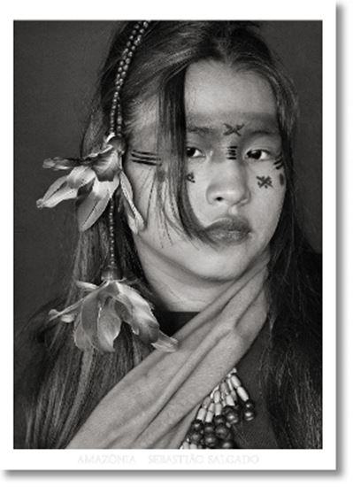Εικόνα από SEBASTI?O SALGADO. AMAZΟNIA. POSTER 'ASHANINKA GIRL'