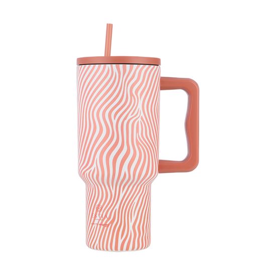 Εικόνα από ΘΕΡΜΟΣ STRAW TUMBLER XL SAVE THE AEGEAN 900ml SOFT RIPPLE