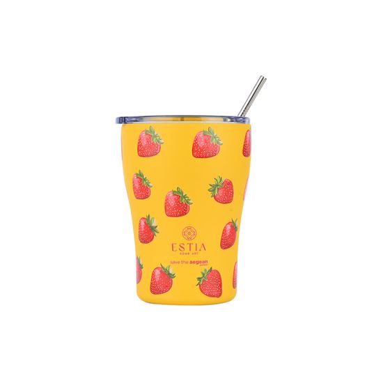 Εικόνα από ΘΕΡΜΟΣ COFFEE MUG SAVE THE AEGEAN 350ml BERRY BRIGHT
