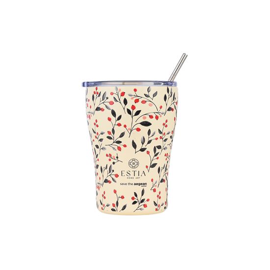Εικόνα από ΘΕΡΜΟΣ COFFEE MUG SAVE THE AEGEAN 350ml BLOOM BEIGE