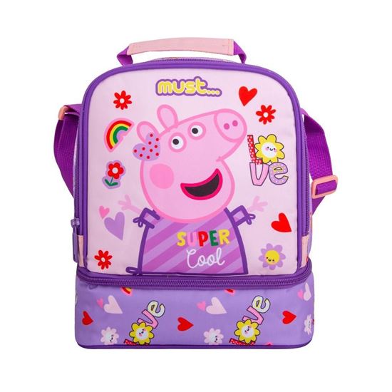 Εικόνα από ΤΣΑΝΤΑΚΙ ΦΑΓΗΤΟΥ PEPPA PIG SUPER COOL MUST ΙΣΟΘΕΡΜΙΚΟ ΜΕ 2 ΘΗΚΕΣ