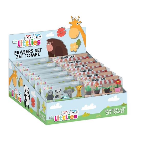 Εικόνα από ΓΟΜΕΣ THE LITTLIES ΣΕΤ 4ΤΕΜ ΣΕ ΚΟΥΤΙ 2ΣΧΕΔΙΑ