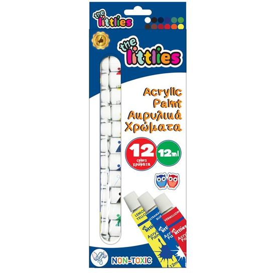 Εικόνα από ΑΚΡΥΛΙΚΑ ΧΡΩΜΑΤΑ THE LITTLIES 12 ΧΡΩΜΑΤΑ 12ml