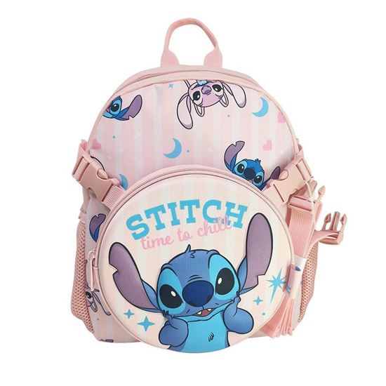 Εικόνα από ΤΣΑΝΤΑ ΠΛΑΤΗΣ ΝΗΠΙΟΥ DISNEY STICH MUST TEAM 1 ΘΗΚΗ ΜΕ ΑΠΟΣΠΩΜΕΝΟ ΤΣΑΝΤΑΚΙ ΜΕΣΗΣ- ΩΜΟΥ