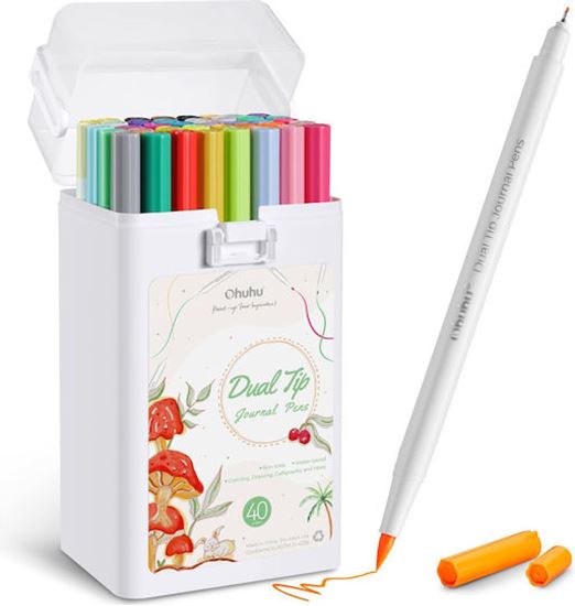 Εικόνα από OHUHU ART MARKERS ΣΕΤ 40 ΜΑΡΚΑΔΟΡΩΝ ΜΕ ΒΑΣΗ ΤΟ ΝΕΡΟ