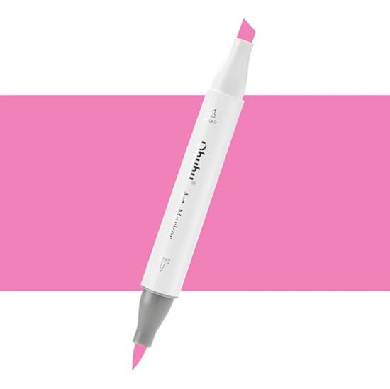 Εικόνα από ΜΑΡΚΑΔΟΡΟΣ OHUHU MARKER ΜΕ ΔΙΠΛΗ ΜΥΤΗ - SAKURA PINK RV070