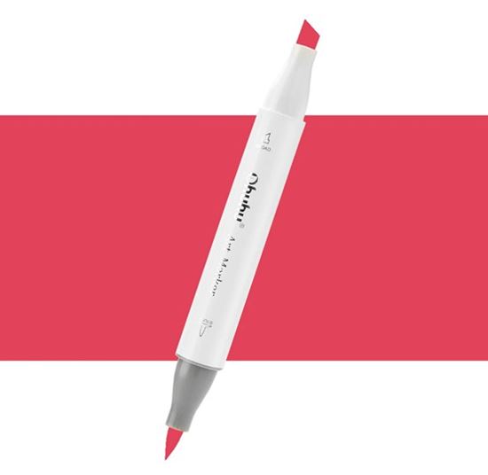 Εικόνα από ΜΑΡΚΑΔΟΡΟΣ OHUHU MARKER ΜΕ ΔΙΠΛΗ ΜΥΤΗ - CADMIUM RED R160