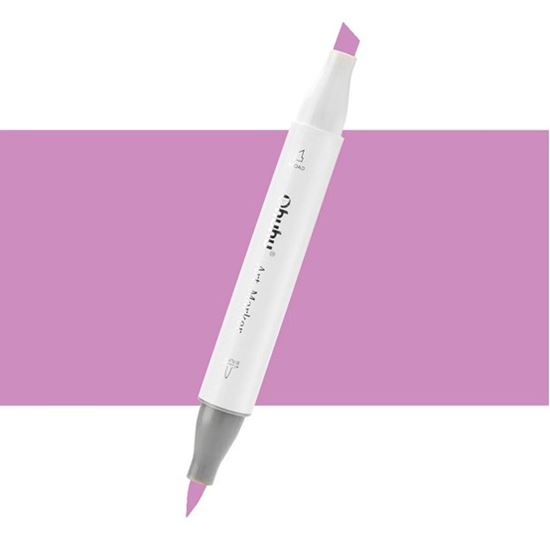 Εικόνα από ΜΑΡΚΑΔΟΡΟΣ OHUHU MARKER ΜΕ ΔΙΠΛΗ ΜΥΤΗ - DARK ORCHID RV200