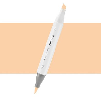 Εικόνα της ΜΑΡΚΑΔΟΡΟΣ OHUHU MARKER ΜΕ ΔΙΠΛΗ ΜΥΤΗ - MOCCASIN YR250