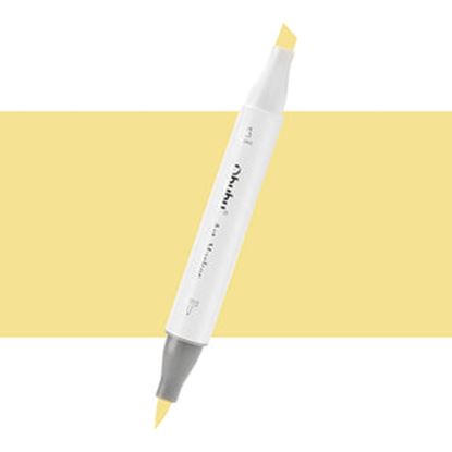 Εικόνα της ΜΑΡΚΑΔΟΡΟΣ OHUHU MARKER ΜΕ ΔΙΠΛΗ ΜΥΤΗ - SUMMER LEMON Y050
