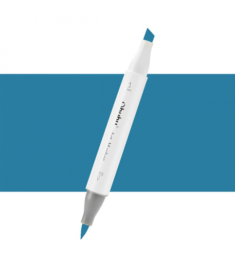 Εικόνα από ΜΑΡΚΑΔΟΡΟΣ OHUHU MARKER ΜΕ ΔΙΠΛΗ ΜΥΤΗ - ANTWERP BLUE B290