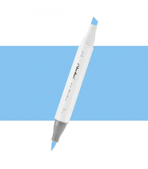 Εικόνα από ΜΑΡΚΑΔΟΡΟΣ OHUHU MARKER ΜΕ ΔΙΠΛΗ ΜΥΤΗ - AQUAMARINE B140
