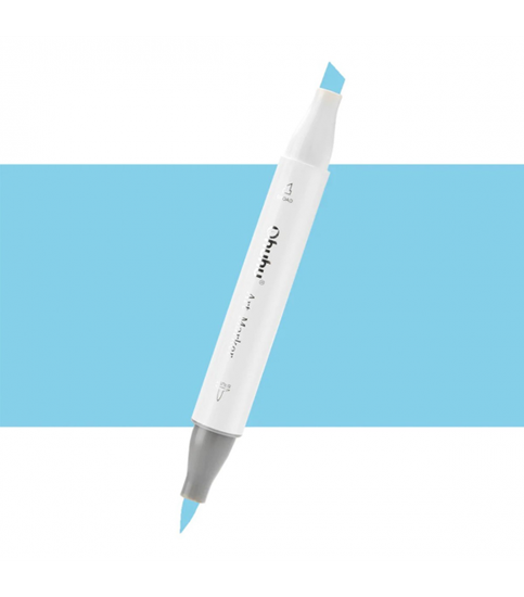 Εικόνα από ΜΑΡΚΑΔΟΡΟΣ OHUHU MARKER ΜΕ ΔΙΠΛΗ ΜΥΤΗ - TAHITIAN BLUE B070