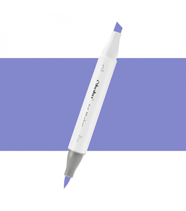 Εικόνα της ΜΑΡΚΑΔΟΡΟΣ OHUHU MARKER ΜΕ ΔΙΠΛΗ ΜΥΤΗ - BLUE V370