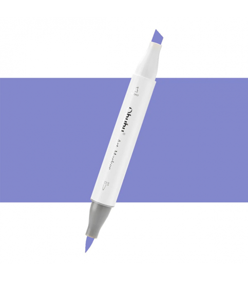 Εικόνα από ΜΑΡΚΑΔΟΡΟΣ OHUHU MARKER ΜΕ ΔΙΠΛΗ ΜΥΤΗ - BLUE V370