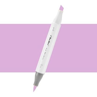 Εικόνα της ΜΑΡΚΑΔΟΡΟΣ OHUHU MARKER ΜΕ ΔΙΠΛΗ ΜΥΤΗ - DEEP LILA V160