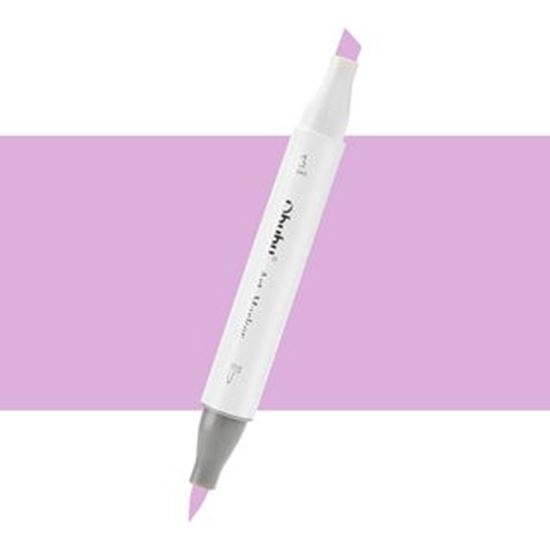 Εικόνα από ΜΑΡΚΑΔΟΡΟΣ OHUHU MARKER ΜΕ ΔΙΠΛΗ ΜΥΤΗ - DEEP LILA V160