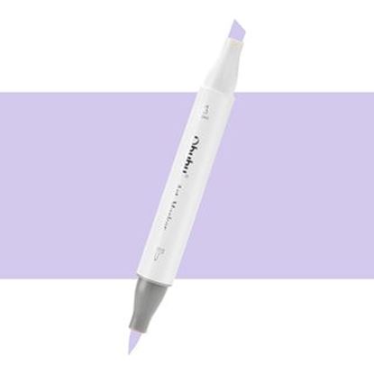 Εικόνα της ΜΑΡΚΑΔΟΡΟΣ OHUHU MARKER ΜΕ ΔΙΠΛΗ ΜΥΤΗ - LIGHT LAVENDER V250