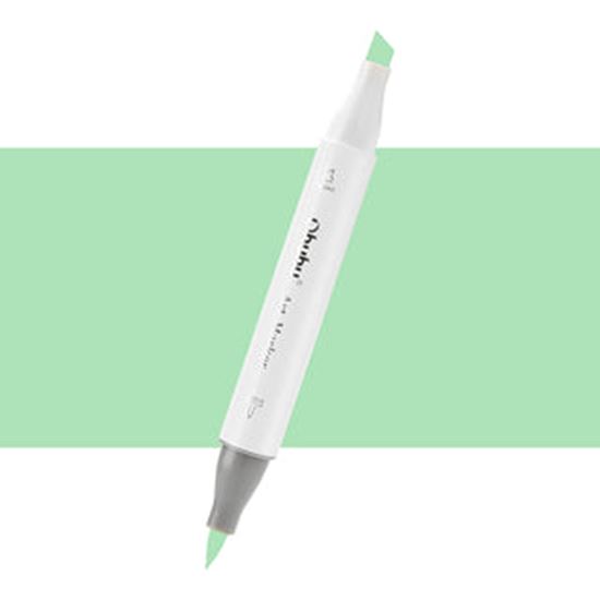 Εικόνα από ΜΑΡΚΑΔΟΡΟΣ OHUHU MARKER ΜΕ ΔΙΠΛΗ ΜΥΤΗ - LEAF GREEN G440