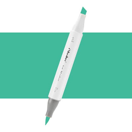 Εικόνα από ΜΑΡΚΑΔΟΡΟΣ OHUHU MARKER ΜΕ ΔΙΠΛΗ ΜΥΤΗ - POND GREEN G360