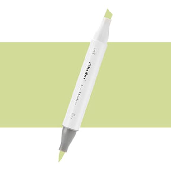 Εικόνα από ΜΑΡΚΑΔΟΡΟΣ OHUHU MARKER ΜΕ ΔΙΠΛΗ ΜΥΤΗ - CELERY YELLOW G060