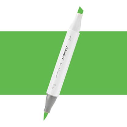 Εικόνα της ΜΑΡΚΑΔΟΡΟΣ OHUHU MARKER ΜΕ ΔΙΠΛΗ ΜΥΤΗ - OLIVE GREEN G190