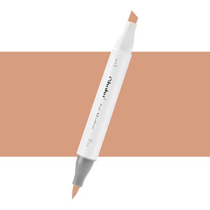 Εικόνα της ΜΑΡΚΑΔΟΡΟΣ OHUHU MARKER ΜΕ ΔΙΠΛΗ ΜΥΤΗ - CHAMOIS E240