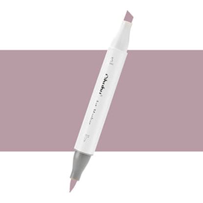Εικόνα της ΜΑΡΚΑΔΟΡΟΣ OHUHU MARKER ΜΕ ΔΙΠΛΗ ΜΥΤΗ - COCOA BROWN E400