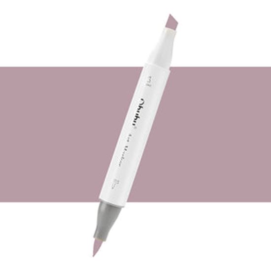 Εικόνα από ΜΑΡΚΑΔΟΡΟΣ OHUHU MARKER ΜΕ ΔΙΠΛΗ ΜΥΤΗ - COCOA BROWN E400