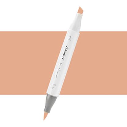Εικόνα της ΜΑΡΚΑΔΟΡΟΣ OHUHU MARKER ΜΕ ΔΙΠΛΗ ΜΥΤΗ - DEEP ORANGE E490