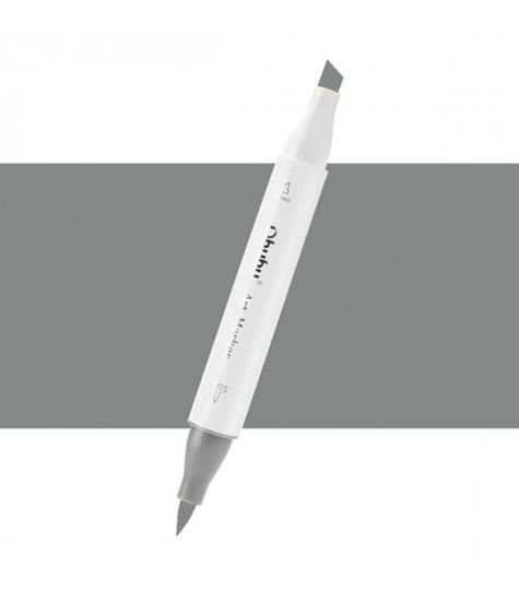 Εικόνα από ΜΑΡΚΑΔΟΡΟΣ OHUHU MARKER ΜΕ ΔΙΠΛΗ ΜΥΤΗ - NATURAL GREY 07 CG070