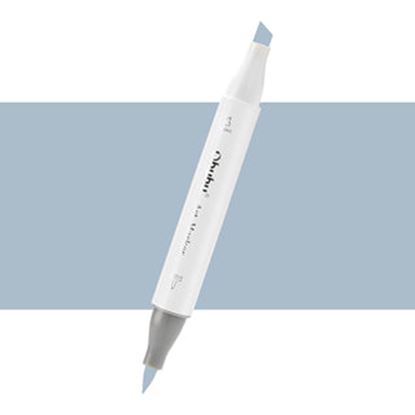 Εικόνα της ΜΑΡΚΑΔΟΡΟΣ OHUHU MARKER ΜΕ ΔΙΠΛΗ ΜΥΤΗ - COOL GREY 07 BG070