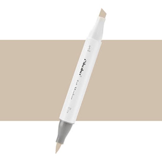 Εικόνα από ΜΑΡΚΑΔΟΡΟΣ OHUHU MARKER ΜΕ ΔΙΠΛΗ ΜΥΤΗ - YELLOW GREY 08 YG080