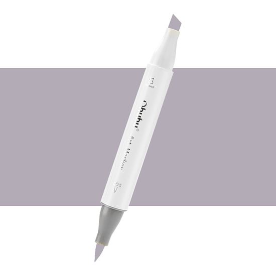 Εικόνα από ΜΑΡΚΑΔΟΡΟΣ OHUHU MARKER ΜΕ ΔΙΠΛΗ ΜΥΤΗ - RED GREY 150 RG150