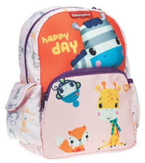 Εικόνα από GIM ΣΧΟΛΙΚΗ ΤΣΑΝΤΑ ΝΗΠΙΟΥ FISHER PRICE ΠΛΑΤΗΣ ZEBRA  349-43053