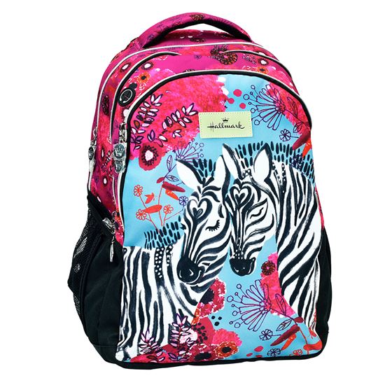 Εικόνα από HALLMARK ΤΣΑΝΤΑ ΠΛΑΤΗΣ ΟΒΑΛ LOVE ZEBRA (333-34031)
