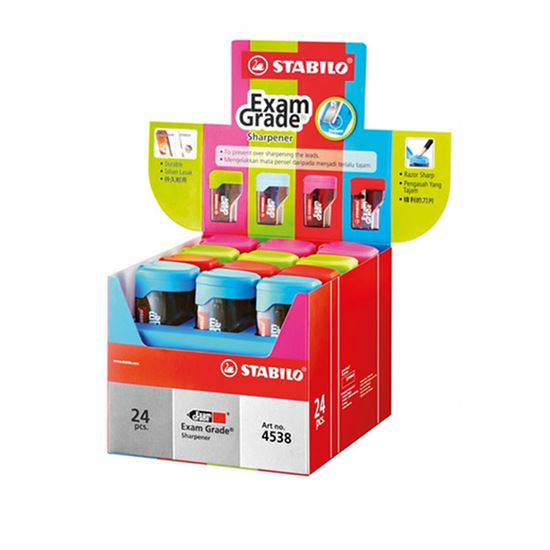 Εικόνα από ΞΥΣΤΡΕΣ ΜΟΝΕΣ STABILO4538 EXAM Colorful 4ΧΡΩΜ.