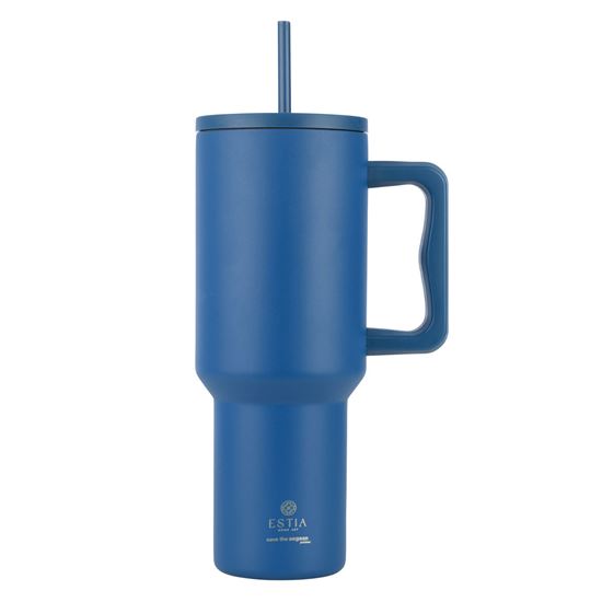 Εικόνα από ΘΕΡΜΟΣ STRAW TUMBLER XL SAVE THE AEGEAN 1200ml DENIM BLUE