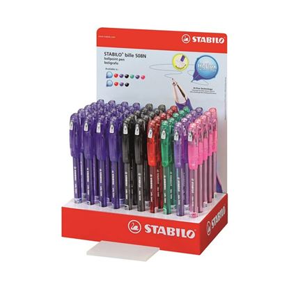 Εικόνα της ΣΤΥΛΟ ΔΙΑΡΚΕΙΑΣ STABILO NEEDLE 508ΝF ME ΛΑΣΤΙΧΟ ΜΩΒ