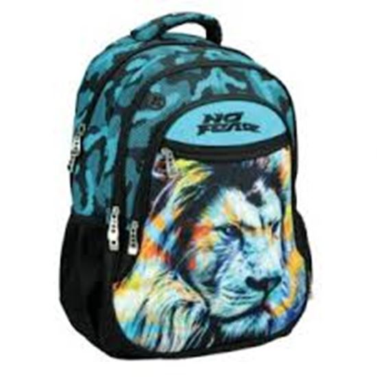 Εικόνα από BACK ME UP ΣΑΚΙΔΙΟ ΠΛΑΤΗΣ ΟΒΑΛ NO FEAR FLUO LION 348-45031