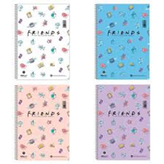 Εικόνα από ΤΕΤΡΑΔΙΟ SALKO ΜΟΝΟ ΣΠΙΡΑΛ FRIENDS CENTRAL PERK 17X25 2Θ 7292