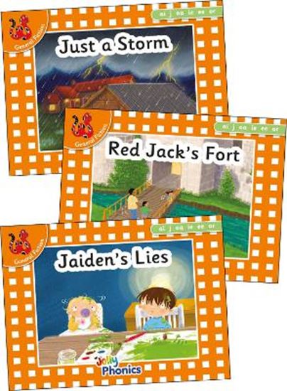 Εικόνα από JOLLY PHONICS ORANGE LEVEL READERS SET 4