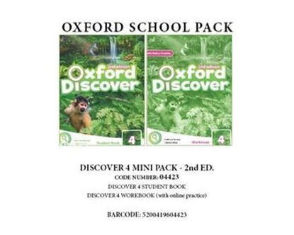 Εικόνα της OXFORD DISCOVER 4 PACK MINI (INCL. SB + WBK WITH ONLINE PR.) - 04423 2ND ED