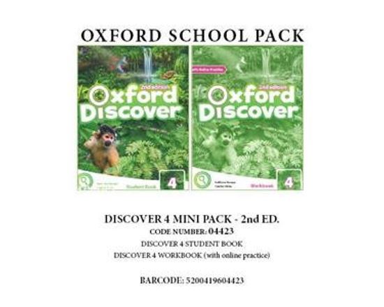 Εικόνα από OXFORD DISCOVER 4 PACK MINI (INCL. SB + WBK WITH ONLINE PR.) - 04423 2ND ED