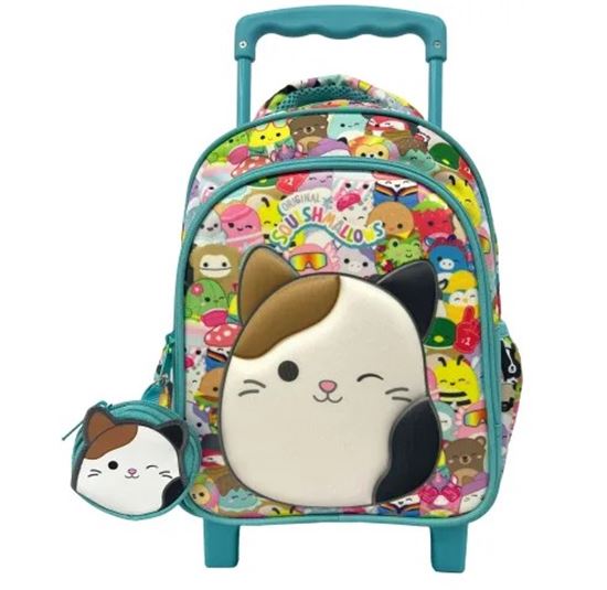 Εικόνα από GIM ΣΧΟΛΙΚΗ ΤΣΑΝΤΑ TROLLEY ΝΗΠΙΟΥ SQYISMALLOWS CAT 363-31072