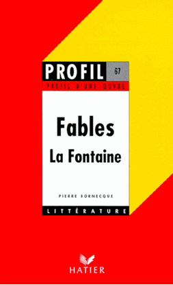 Εικόνα της PROFIL D'UNE OEUVRE FABLES LA FONTAINE PB