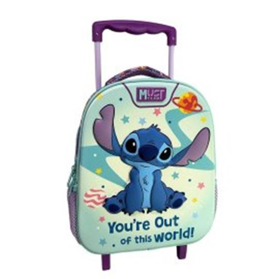 Εικόνα από MUST TEAM ΤΣΑΝΤΑ TROLLEY ΝΗΠΙΟΥ 2 ΘΗΚΕΣ - LILO & STITCH YOU'RE OUT OF THIS WORLD (000565073)
